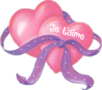 Gif animé je t'aime bouquet de roses